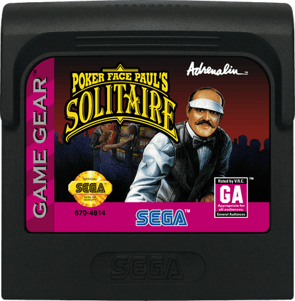 
Poker Face Paul's Solitaire | Game Gear | game disc/cartridge 1