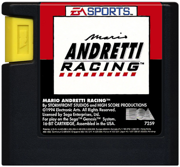 
Mario Andretti Racing | Genesis | game disc/cartridge 1