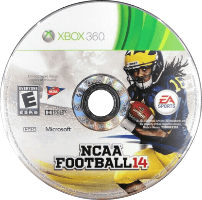 
NCAA Football 14 | Xbox 360 | game disc/cartridge 1 | Region: North America | Source: LaunchBox