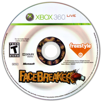 
Facebreaker | Xbox 360 | game disc/cartridge 1