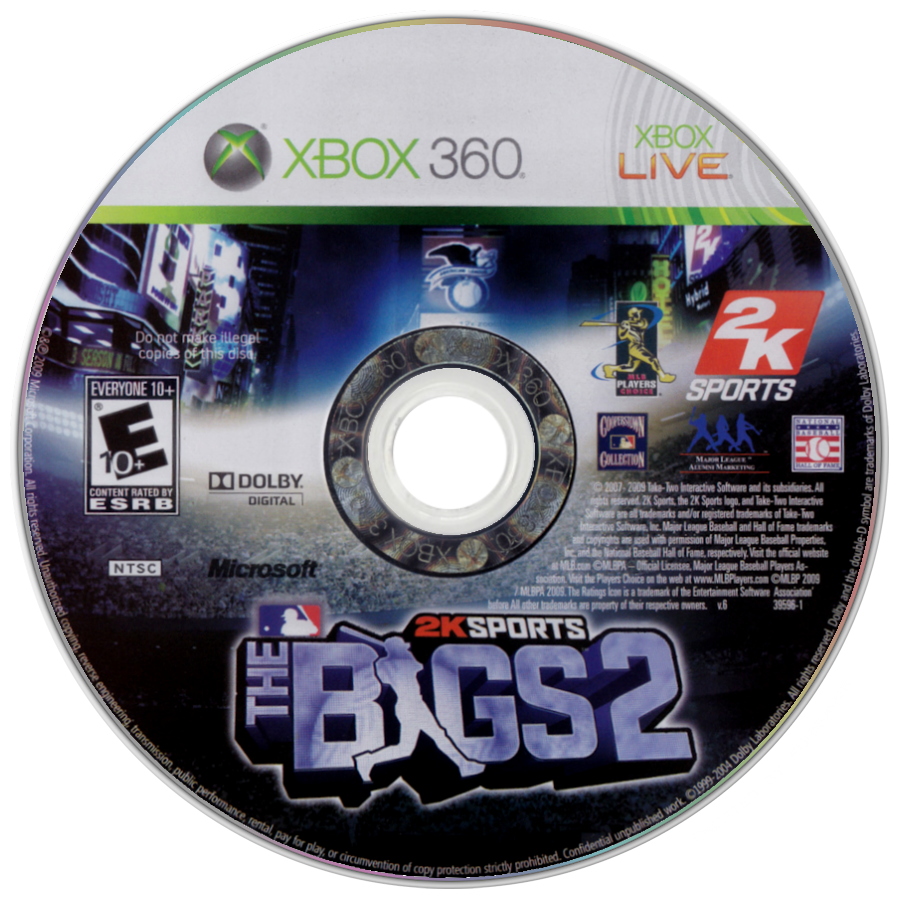 
The Bigs 2 | Xbox 360 | game disc/cartridge 1