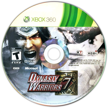 
Dynasty Warriors 7 | Xbox 360 | game disc/cartridge 1 | Region: North America | Source: LaunchBox