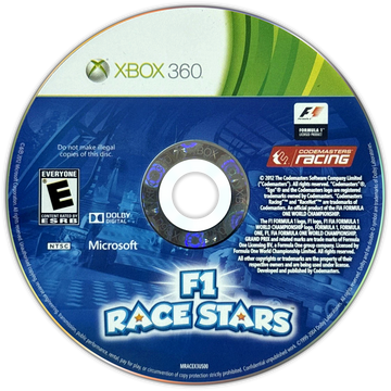 
F1 Race Stars | Xbox 360 | game disc/cartridge 1