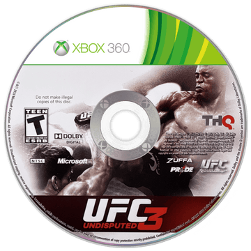 
UFC Undisputed 3 | Xbox 360 | game disc/cartridge 1 | Region: North America | Source: LaunchBox