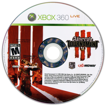 
Unreal Tournament III | Xbox 360 | game disc/cartridge 1 | Region: North America | Source: LaunchBox
