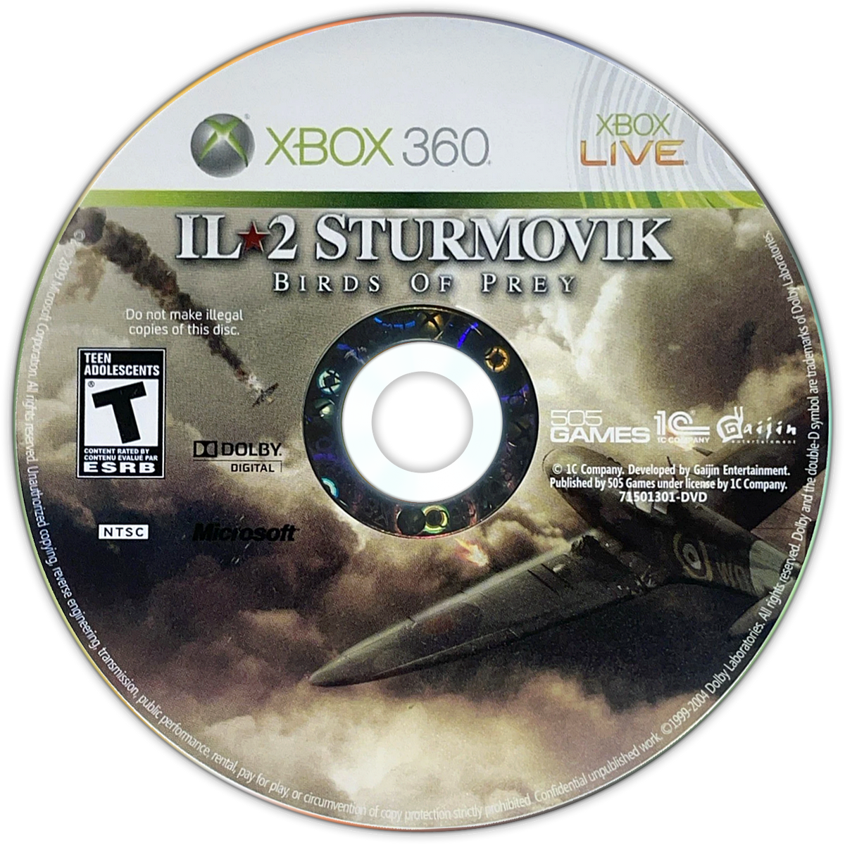 
IL-2 Sturmovik: Birds of Prey | Xbox 360 | game disc/cartridge 1
