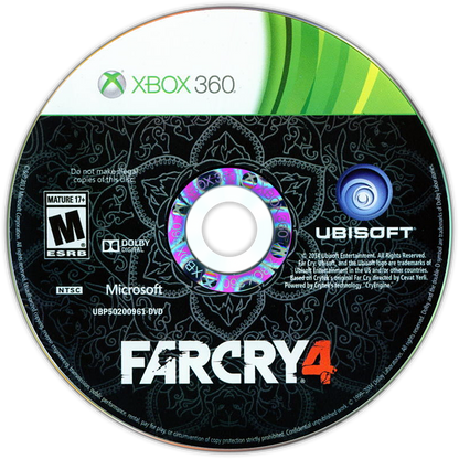 
Far Cry 4 | Xbox 360 | game disc/cartridge 1 | Region: North America | Source: LaunchBox
