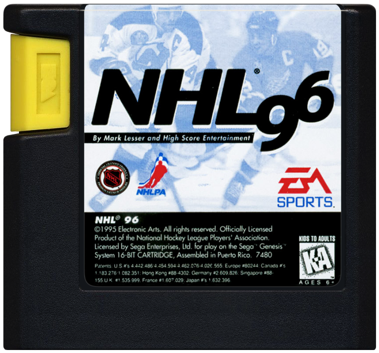 
NHL 96 | Genesis | game disc/cartridge 1
