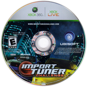 
Import Tuner Challenge | Xbox 360 | game disc/cartridge 1