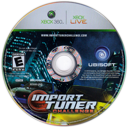 
Import Tuner Challenge | Xbox 360 | game disc/cartridge 1