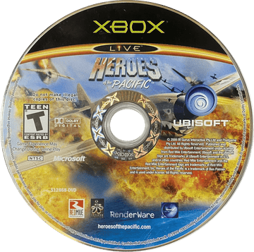 
Heroes of the Pacific | Xbox | game disc/cartridge 1 | Region: North America | Source: LaunchBox