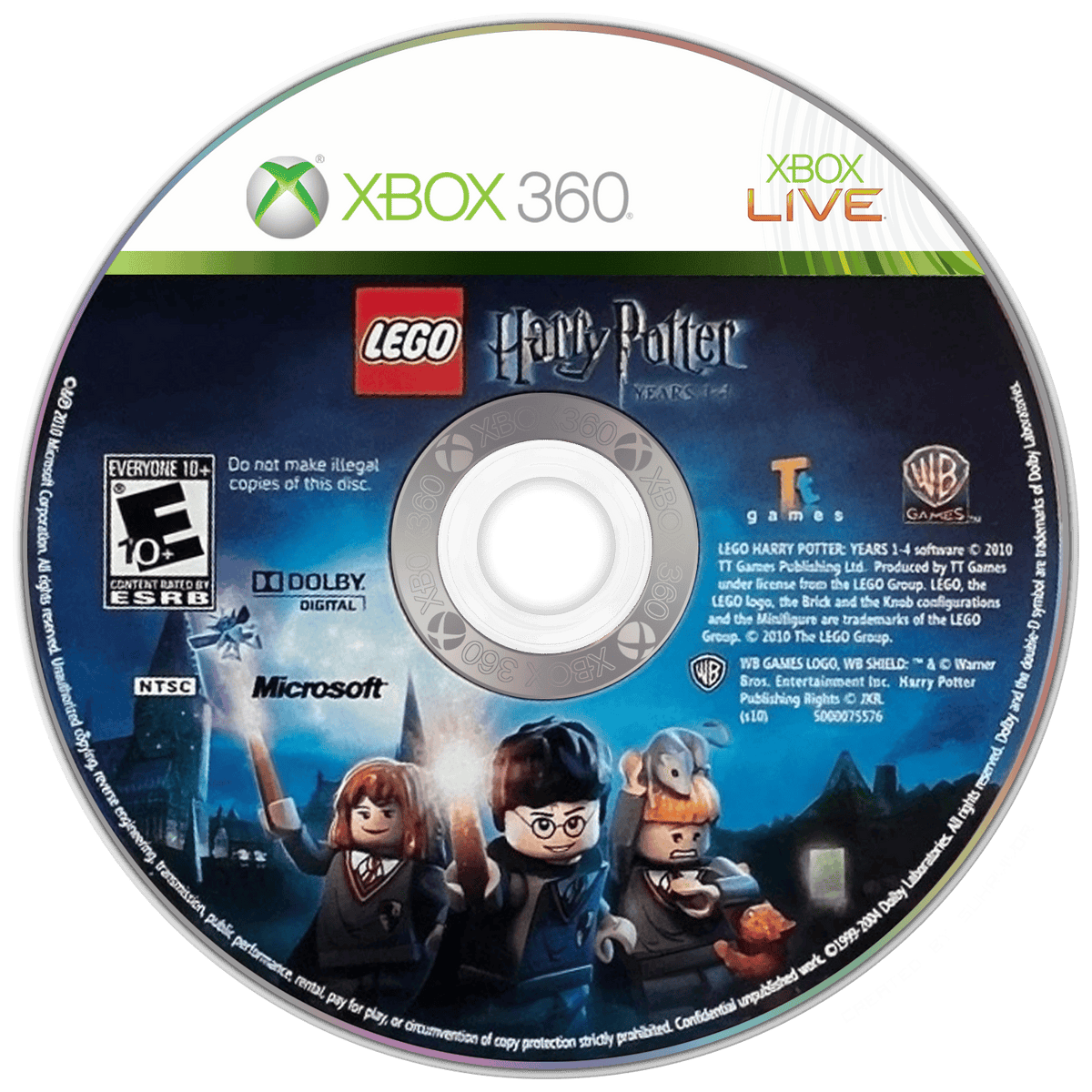 
LEGO Harry Potter: Years 1-4 | Xbox 360 | game disc/cartridge 1