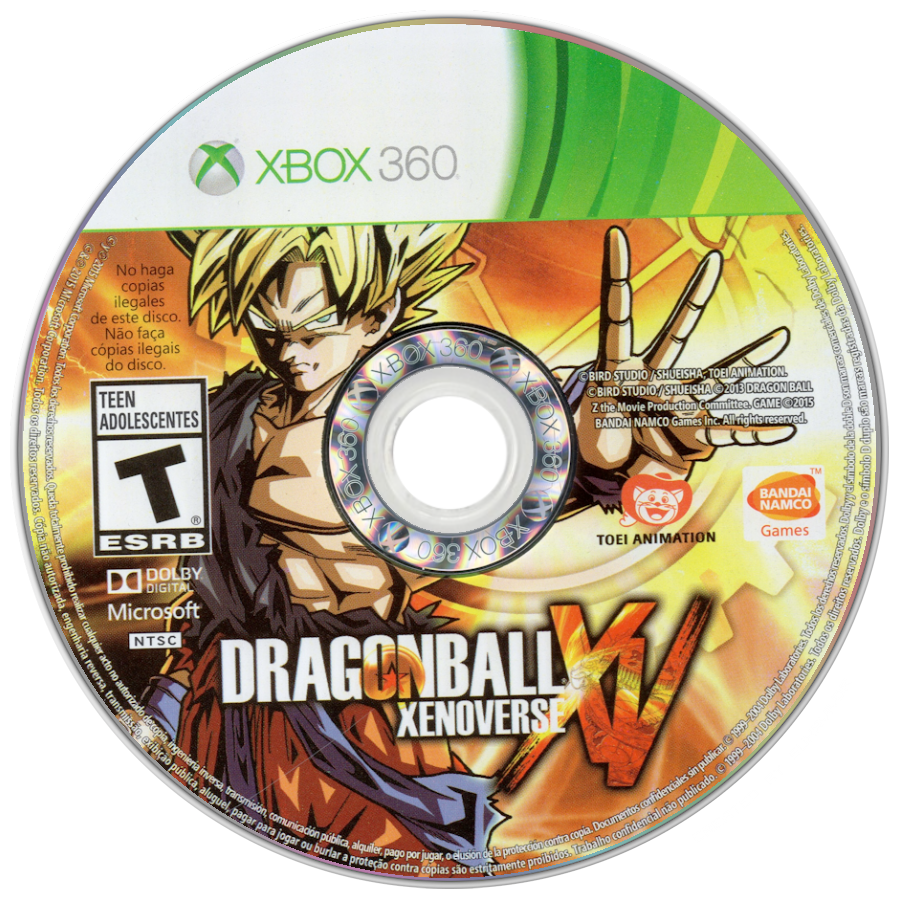 
Dragon Ball: Xenoverse | Xbox 360 | game disc/cartridge 1