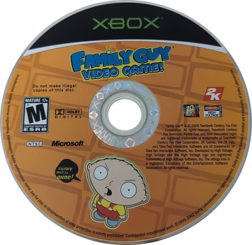 
Family Guy Video Game! | Xbox | game disc/cartridge 1