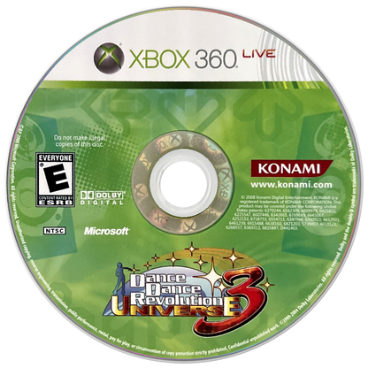 
Dance Dance Revolution Universe 3 | Xbox 360 | game disc/cartridge 1 | Region: North America | Source: LaunchBox