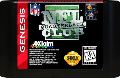 
NFL Quarterback Club | Genesis | game disc/cartridge 1