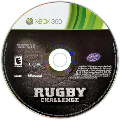 
Jonah Lomu Rugby Challenge | Xbox 360 | game disc/cartridge 1 | Region: North America | Source: LaunchBox