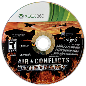 
Air Conflicts: Vietnam | Xbox 360 | game disc/cartridge 1
