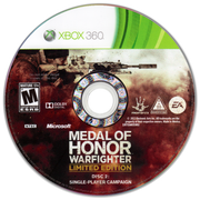 
Medal of Honor: Warfighter | Xbox 360 | game disc/cartridge 1 | Region: North America | Source: LaunchBox