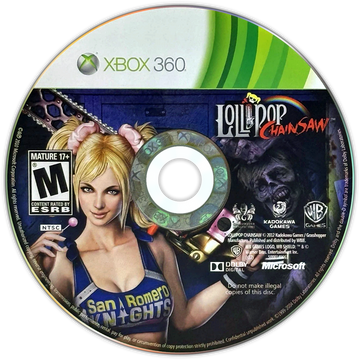 
Lollipop Chainsaw | Xbox 360 | game disc/cartridge 1