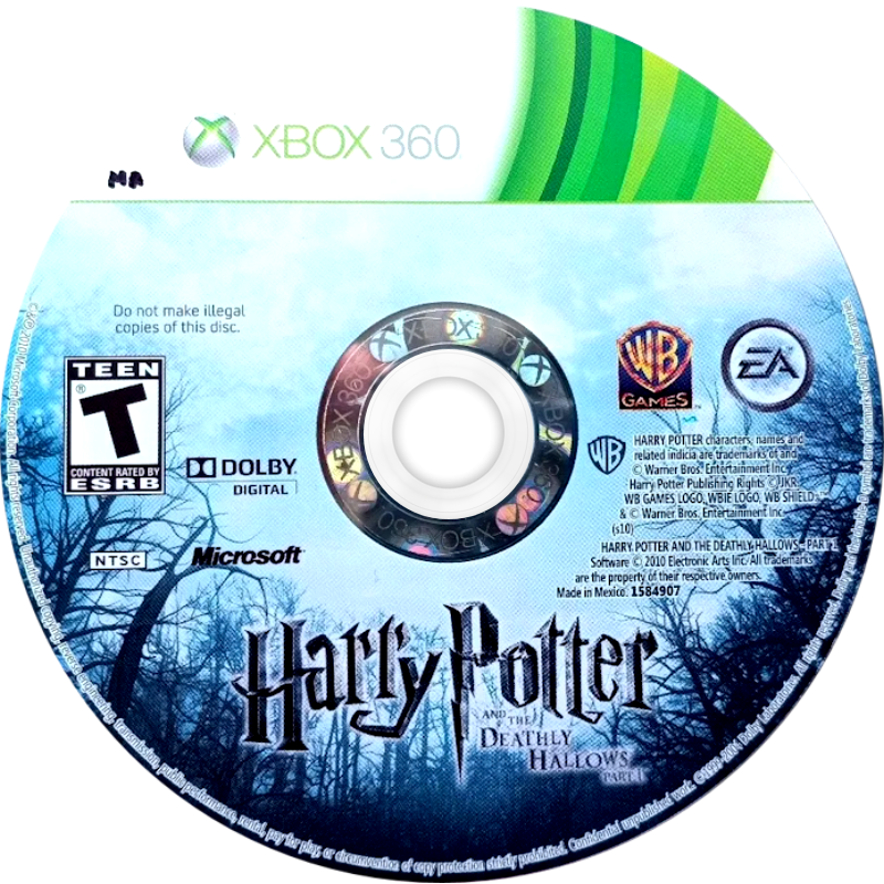 Harry Potter and the Deathly Hallows: Part 1 | Xbox 360 | game disc/cartridge 1