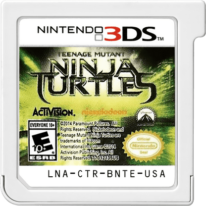 
Teenage Mutant Ninja Turtles | Nintendo 3DS | game disc/cartridge 1