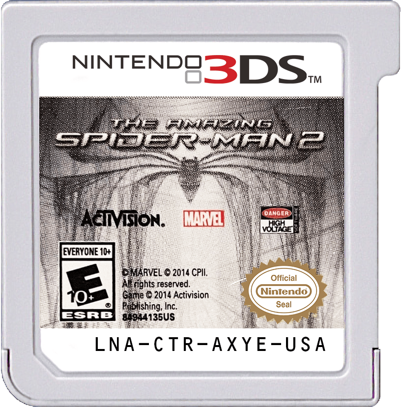 The Amazing Spider-Man 2 | Nintendo 3DS | game disc/cartridge 1