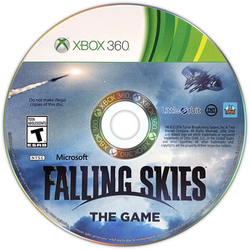
Falling Skies: The Game | Xbox 360 | game disc/cartridge 1 | Region: North America | Source: LaunchBox