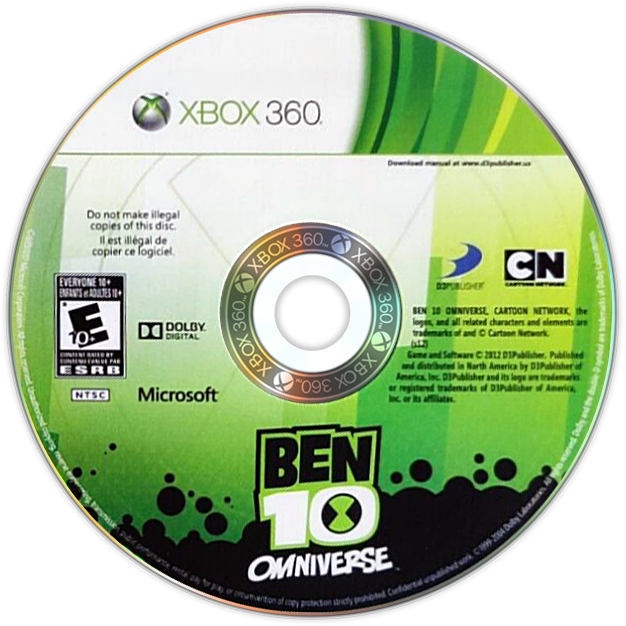 
Ben 10: Omniverse | Xbox 360 | game disc/cartridge 1
