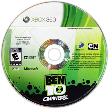 
Ben 10: Omniverse | Xbox 360 | game disc/cartridge 1