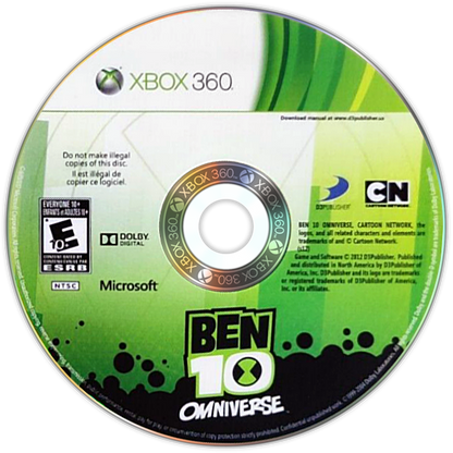 
Ben 10: Omniverse | Xbox 360 | game disc/cartridge 1