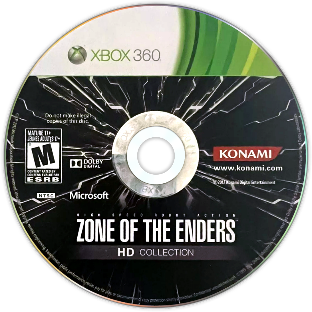 
Zone of the Enders: HD Collection | Xbox 360 | game disc/cartridge 1 | Region: North America | Source: LaunchBox