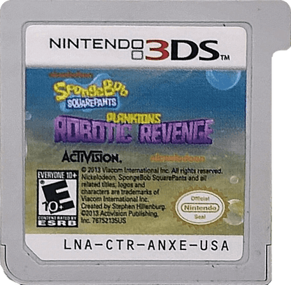 
SpongeBob SquarePants: Plankton's Robotic Revenge | Nintendo 3DS | game disc/cartridge 1