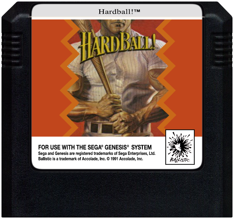 
HardBall! | Genesis | game disc/cartridge 1
