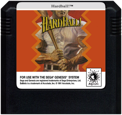 
HardBall! | Genesis | game disc/cartridge 1