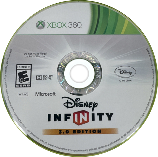 
Disney Infinity: 3.0 Edition | Xbox 360 | game disc/cartridge 1 | Region: North America | Source: LaunchBox