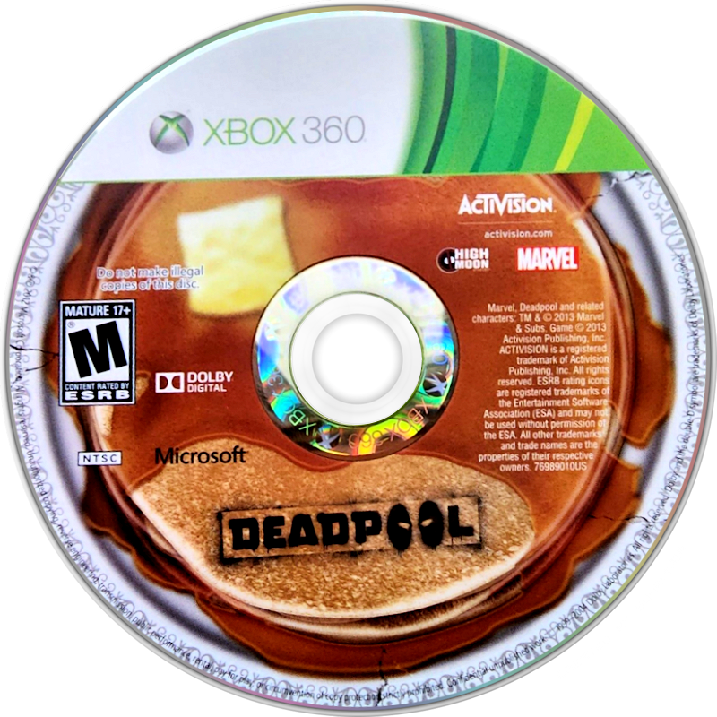 
Deadpool | Xbox 360 | game disc/cartridge 1