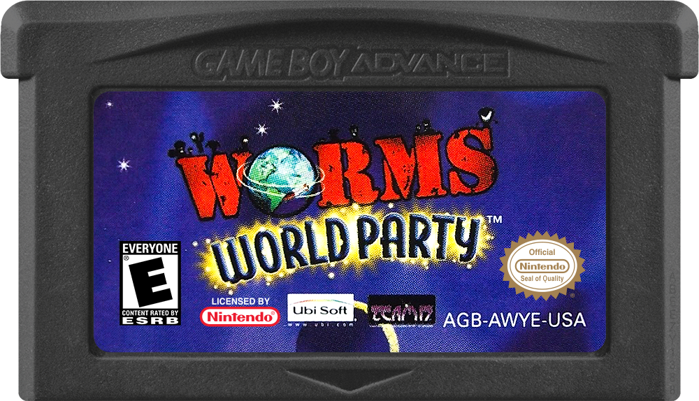
Worms World Party | Game Boy Advance | game disc/cartridge 1 | Region: North America | Source: LaunchBox