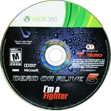 
Dead or Alive 5 | Xbox 360 | game disc/cartridge 1