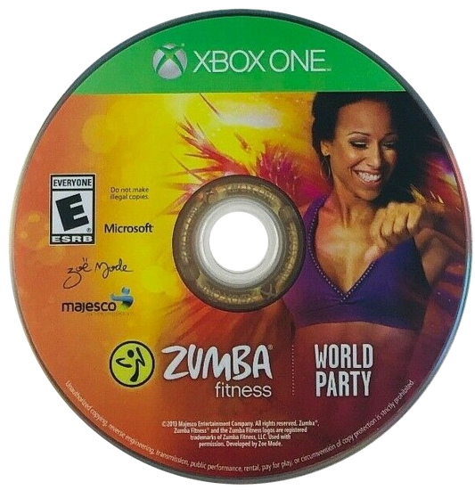 Zumba Fitness: World Party | Xbox One | game disc/cartridge 1 | region=North America | launchbox-1f0ff73794ba | source=LaunchBox