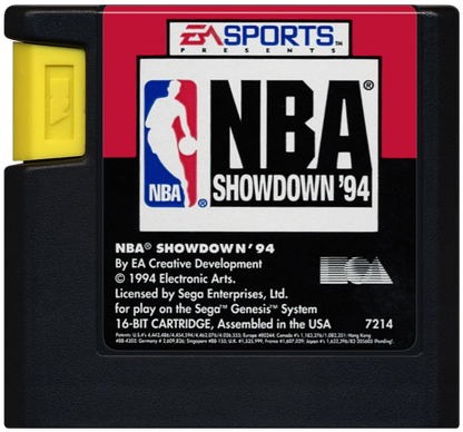 
NBA Showdown '94 | Genesis | game disc/cartridge 1
