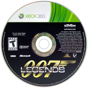 
007: Legends | Xbox 360 | game disc/cartridge 1 | Region: North America | Source: LaunchBox