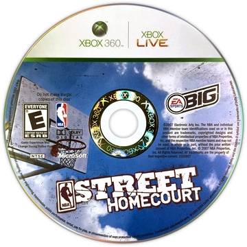 
NBA Street Homecourt | Xbox 360 | game disc/cartridge 1