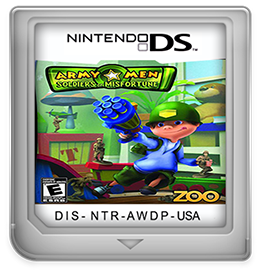 
Army Men: Soldiers of Misfortune | Nintendo DS | game disc/cartridge 1 | Region: North America | Source: LaunchBox