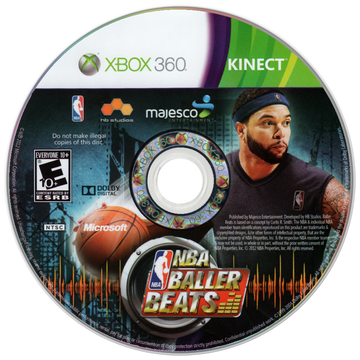 
NBA Baller Beats | Xbox 360 | game disc/cartridge 1 | Region: North America | Source: LaunchBox