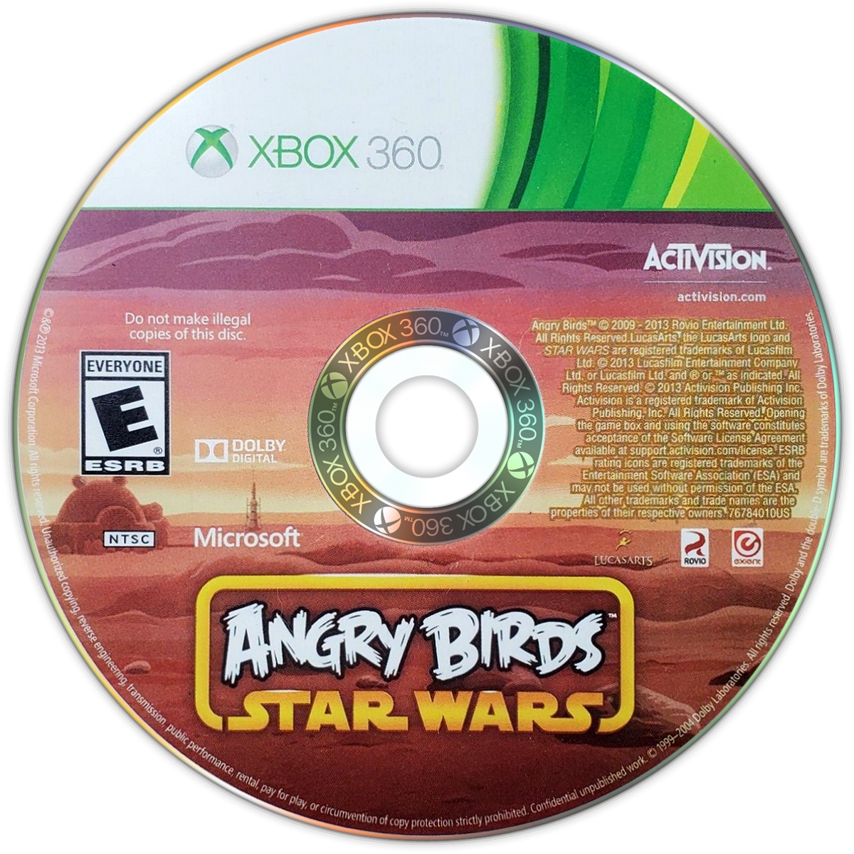 
Angry Birds: Star Wars | Xbox 360 | game disc/cartridge 1