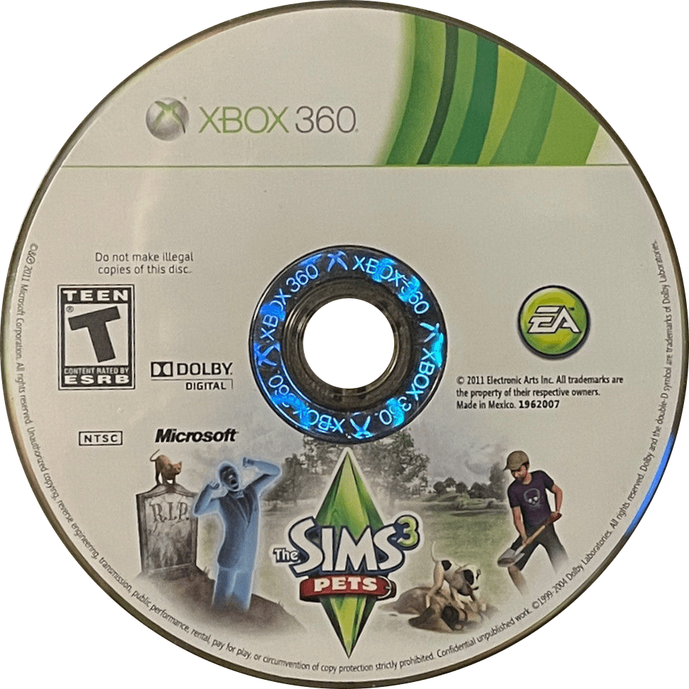 
The Sims 3: Pets | Xbox 360 | game disc/cartridge 1