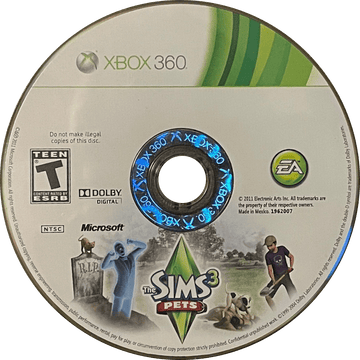 
The Sims 3: Pets | Xbox 360 | game disc/cartridge 1
