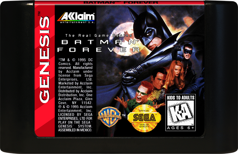 Batman Forever | Genesis | game disc/cartridge 1