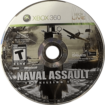 
Naval Assault: The Killing Tide | Xbox 360 | game disc/cartridge 1 | Region: North America | Source: LaunchBox